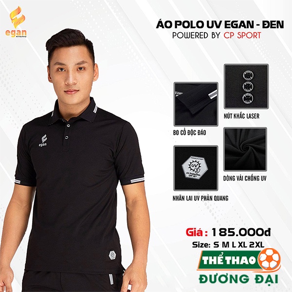 Áo Polo Thể Thao Chống Tia UV EGAN 02 - Vải Thể Thao Cao Cấp, Thoáng Khí, Thấm Hút Mồ Hôi