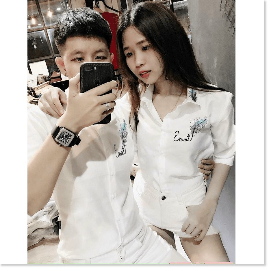 SƠ MI CẶP NAM NỮ TAI DÀI MÀU SIÊU HOT THỜI TRANG MỚI KME