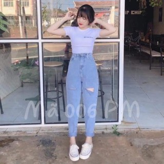 Quần bagy bò rách mã 006 MYA