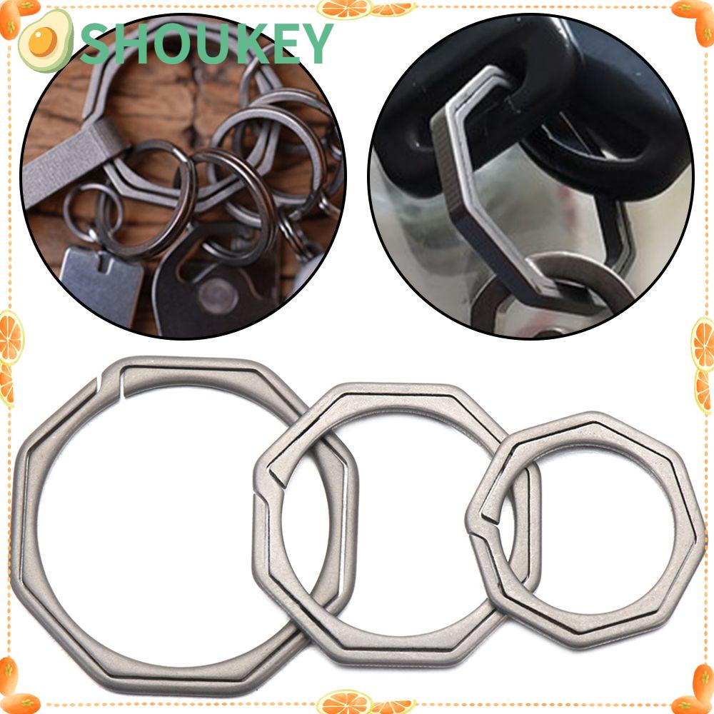 Móc khóa bằng hợp kim titan siêu nhẹ chất lượng cao dành cho nam