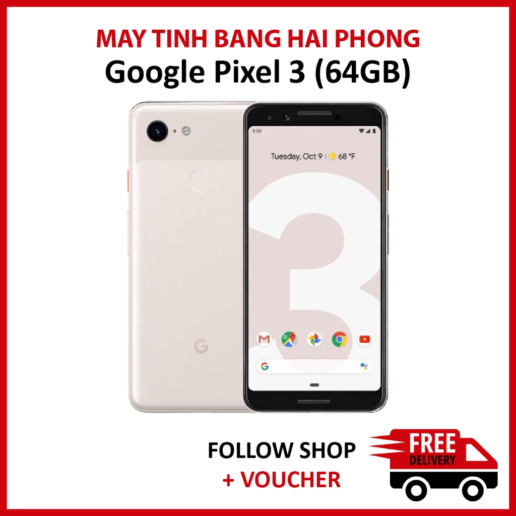 Điện thoại Google Pixel 3 64GB chụp ảnh đêm siêu đẹp chip Snap 845 Android thuần | BigBuy360 - bigbuy360.vn