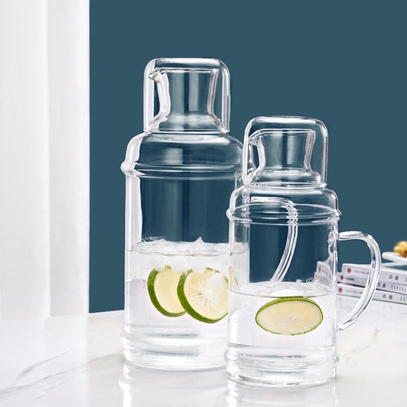 Bình thuỷ tinh nắp cốc 1200ml và 2100ml