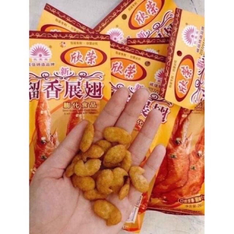 1 bịch bim bim cánh gà 20 gói 25gam/1gói