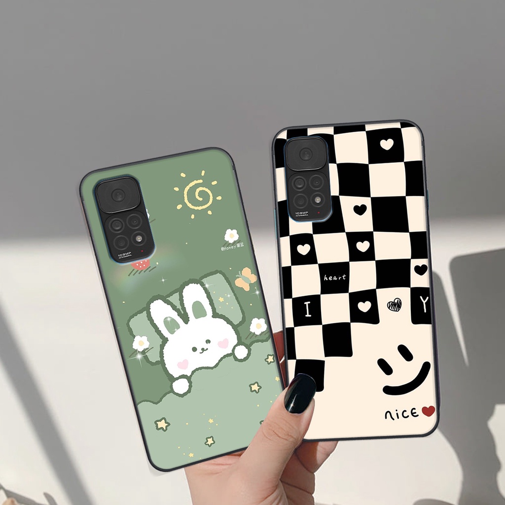 Ốp lưng Xiaomi REDMI NOTE 11S 4G in hình Gấu nâu - hồng, Gấu Be@rick  cực CUTE, DỄ THƯƠNG