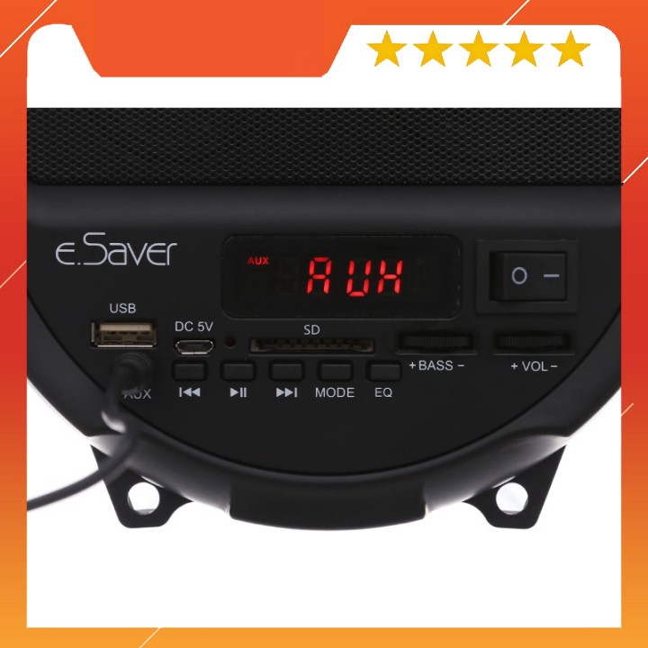 Loa Bluetooth eSaver S12B-2 Đen - Like New