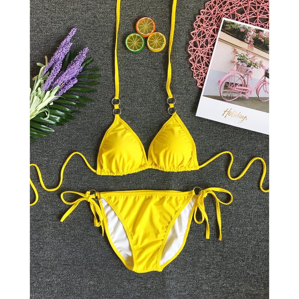 Bikini tam giác phối khoen sexy