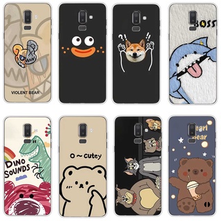 Ốp Điện Thoại TPU Dẻo In Họa Tiết Độc Đáo Thời Trang Cho Samsung Galaxy j7 pro j5 2017 J8 2018 A01