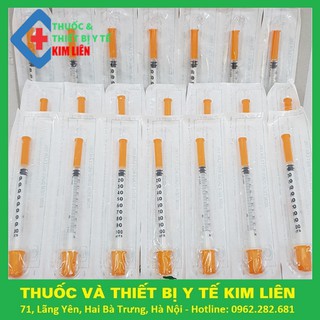Bơm Tiêm Tiểu Đường - Bơm Tiêm Thẩm Mỹ U100 (100 Kim/Hộp)