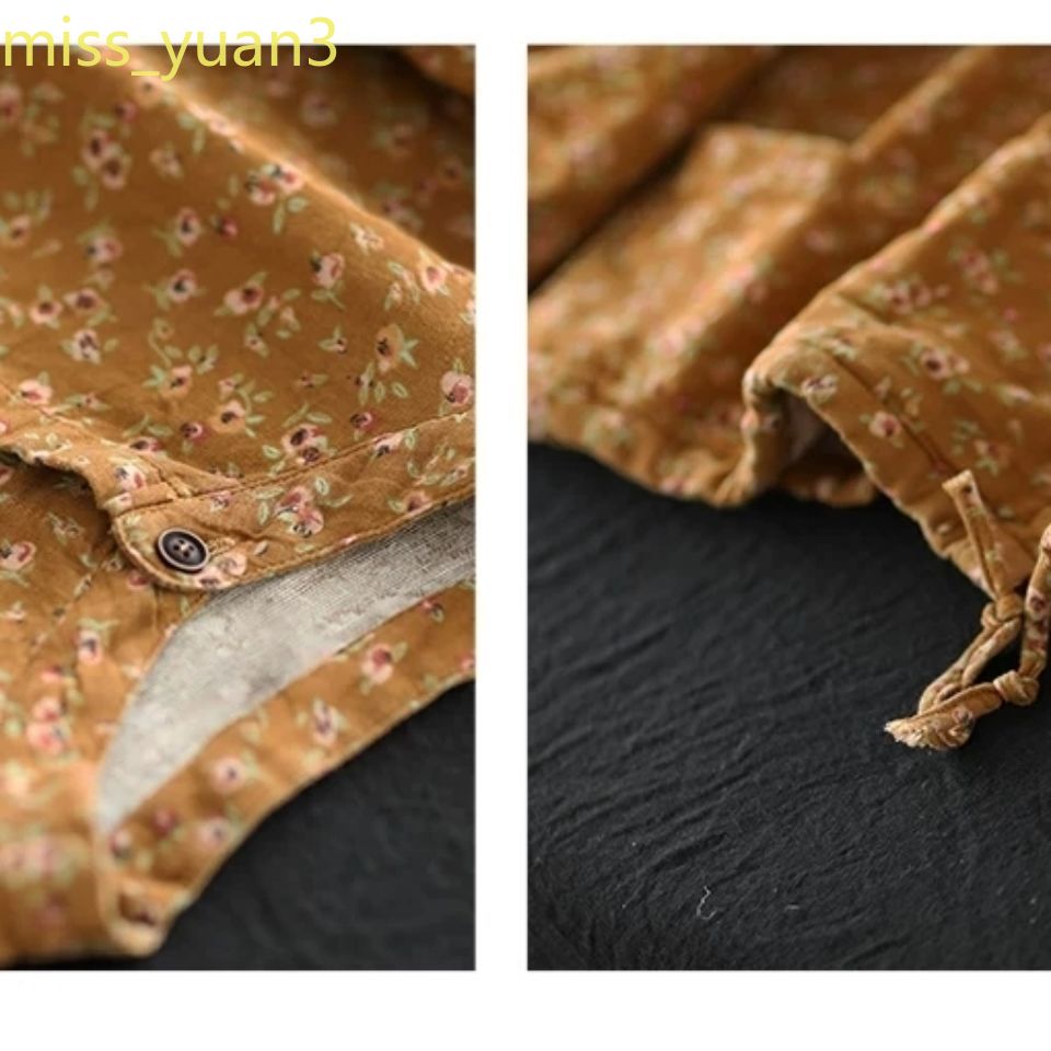 Áo Khoác Cardigan Tay Dài Chất Liệu Cotton In Họa Tiết Nghệ Thuật Thời Trang Mùa Thu 2021