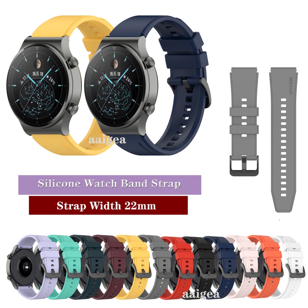 Dây Đeo 22Mm Silicone Cho Đồng Hồ Thông Minh Huawei Watch Gt4 46Mm Gt3 Se Gt 2 46Mm Gt2 Pro Gt 2E /Buds