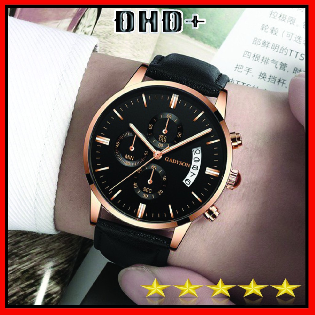 [1 ĐỔI 1] Đồng Hồ Thời Trang Nam Dây Da Gadyson JS9820L Giá Rẻ Bất Ngờ | BigBuy360 - bigbuy360.vn