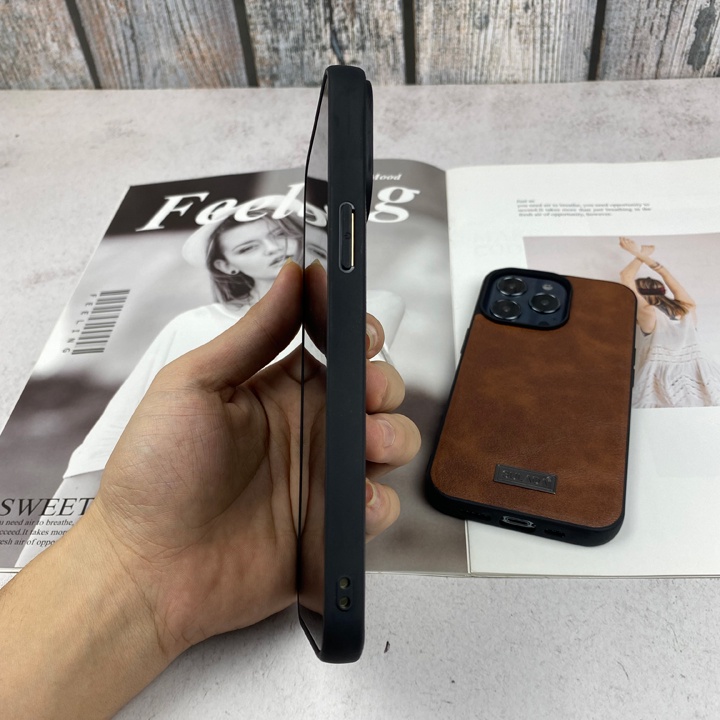 Ốp Lưng iPhone 13/13mini/13Pro/13ProMax Chất Liệu Da Cao Cấp | Hãng SULADA - Mã TZAC233