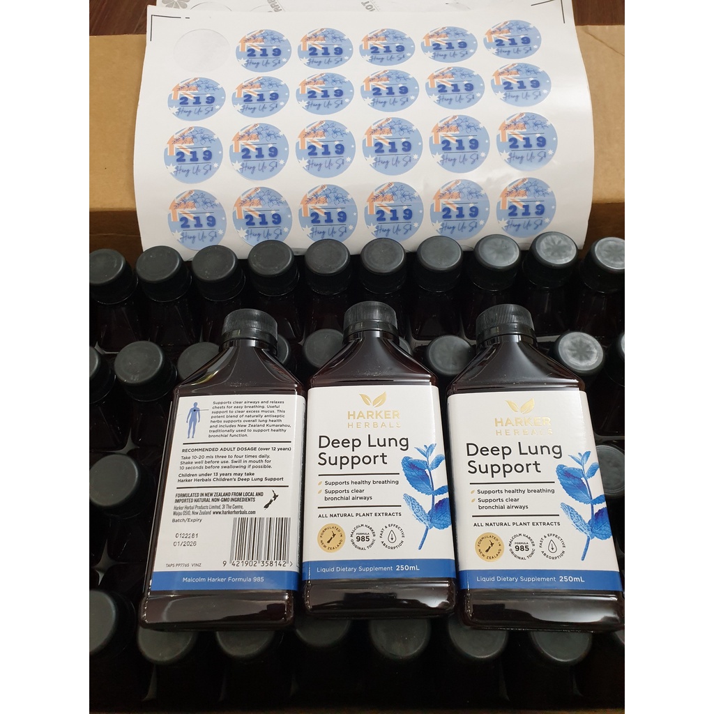 Siro thải độc bổ phổi Harker Herbals Deep Lung Support 250ml
