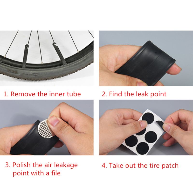 Bộ Dụng Cụ Sửa Chữa Lốp Xe Đạp MTB Mini Không Keo Tiện Lợi