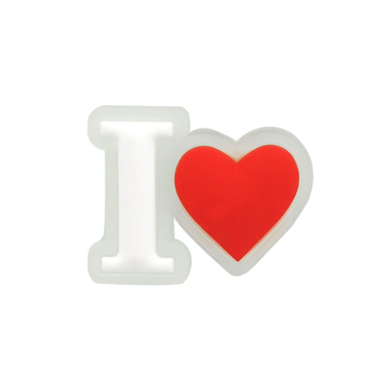 Phụ Kiện Khóa Lỗ Giày Dạ Quang Bằng PVC Hình Hoa Hoạt Hình Dễ Thương