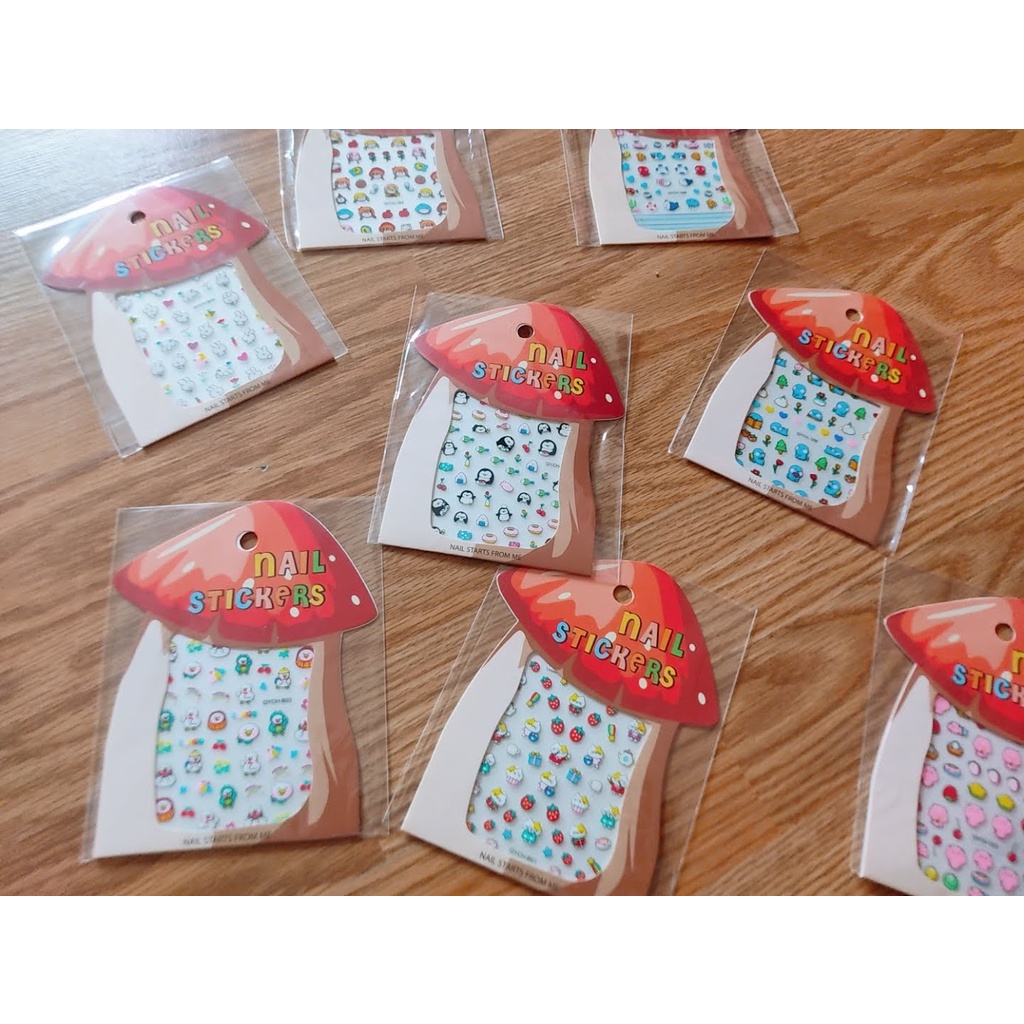 Móng Dán Công Chúa Be Stiker 3D oto