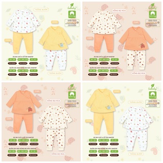[LULLABY NHIỀU MÀU, NHIỀU MẪU-LẺ QUẦN/ÁO] BỘ DÀI TAY BÉ GÁI BST THU ĐÔNG 2021 INTERLOCK 100% COTTON