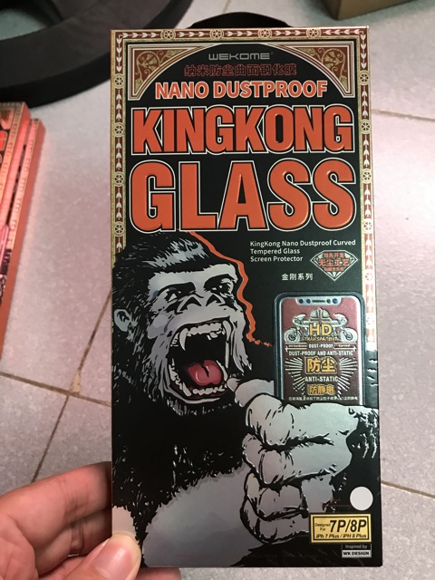 Kính Cường Lực iphone KingKong Siêu Chống Bụi 7 Plus/8 Plus/X/Xs Max/11 Pro Max/12 Pro Max/13/13 Pro/13 Pro Max