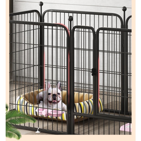 Quây sắt xịn 6 tấm (2 size) quây hạng nặng cũi cho chó lớn