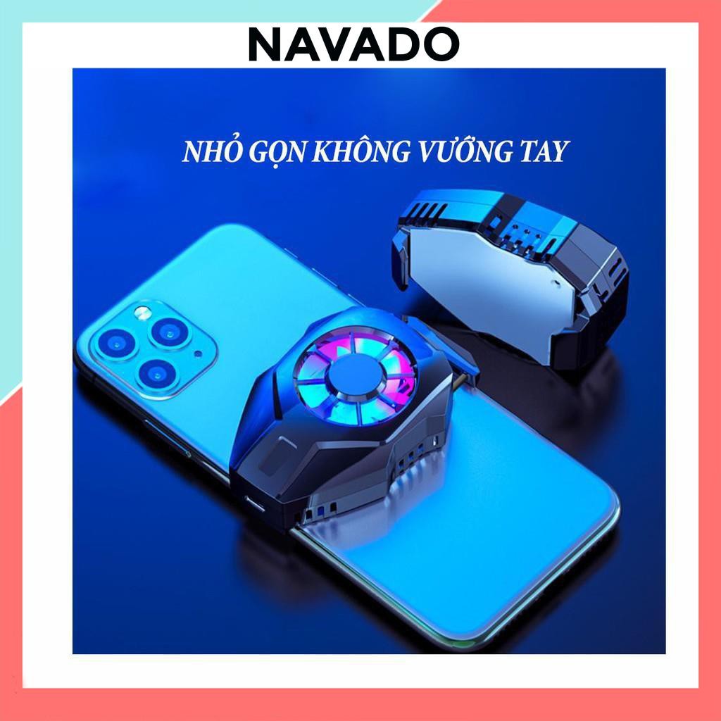 Quạt tản nhiệt Gaming sò lạnh  MEMO L01 siêu mát mini cho điện thoại iphone giá rẻ  SUVADO