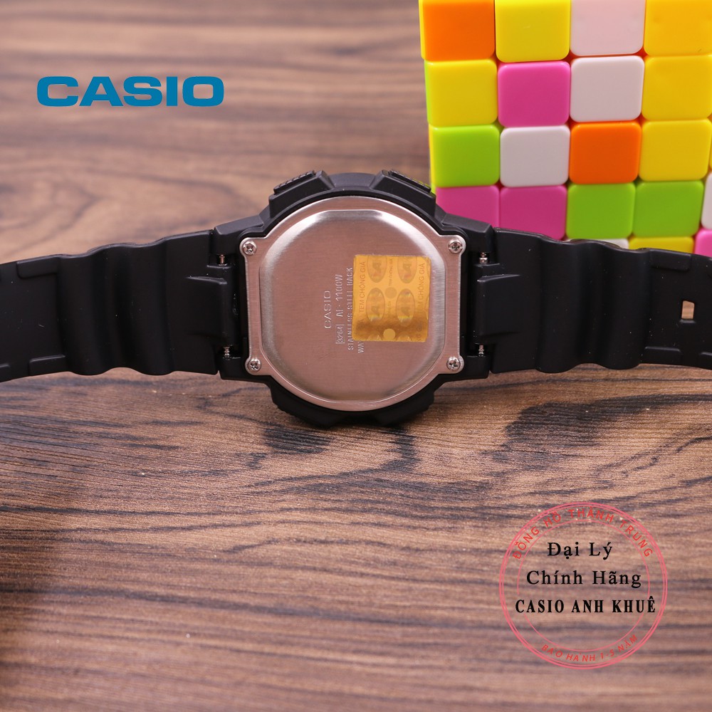 Đồng hồ nam điện tử Casio AE-1100W-1BVDF dây nhựa