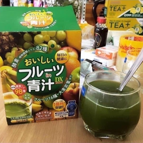 Bột aojiru enzyme dx 82 loại rau củ quả của Nhật