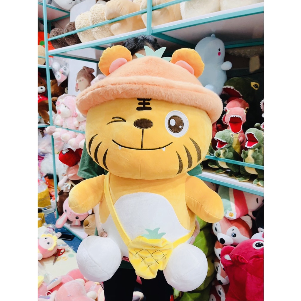 Gấu bông Hổ Baby Đeo Túi - Hổ nhồi Bông Cao Cấp Gấu Bông City