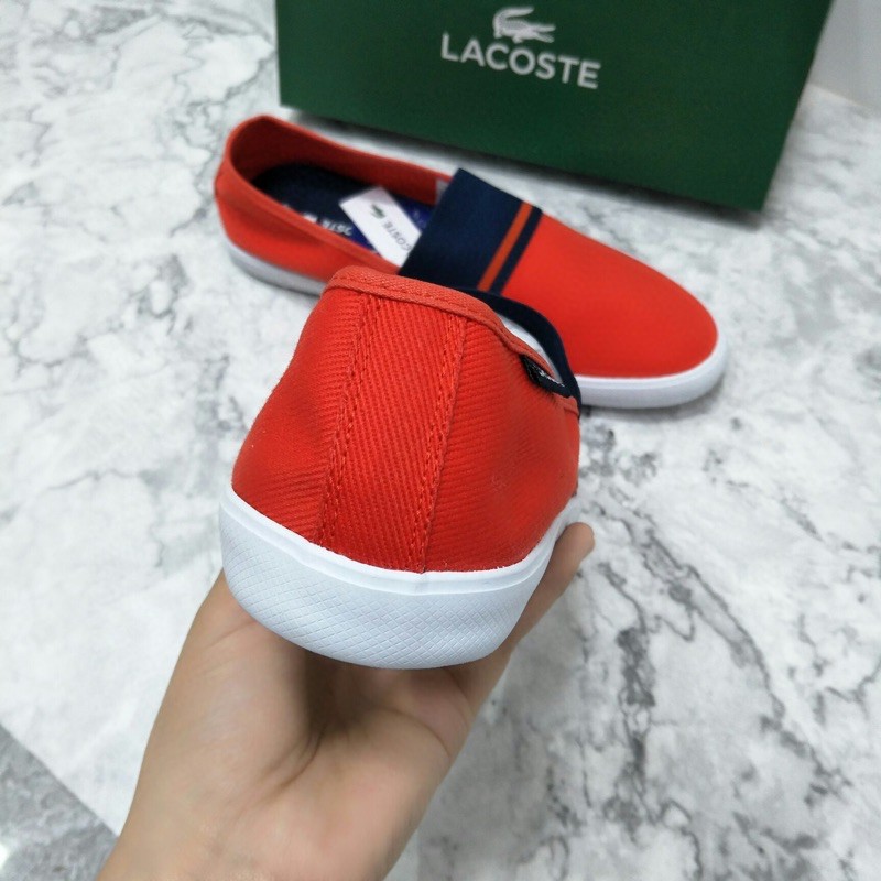 giày lười vải cao cấp cho nam Lacoste