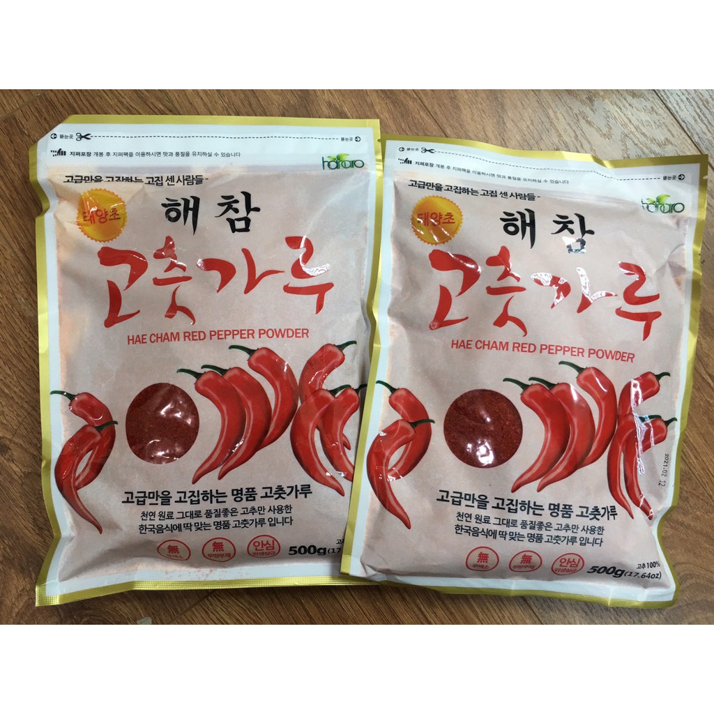 Bột ớt Hàn Quốc loại vảy (gói 500g-1kg)