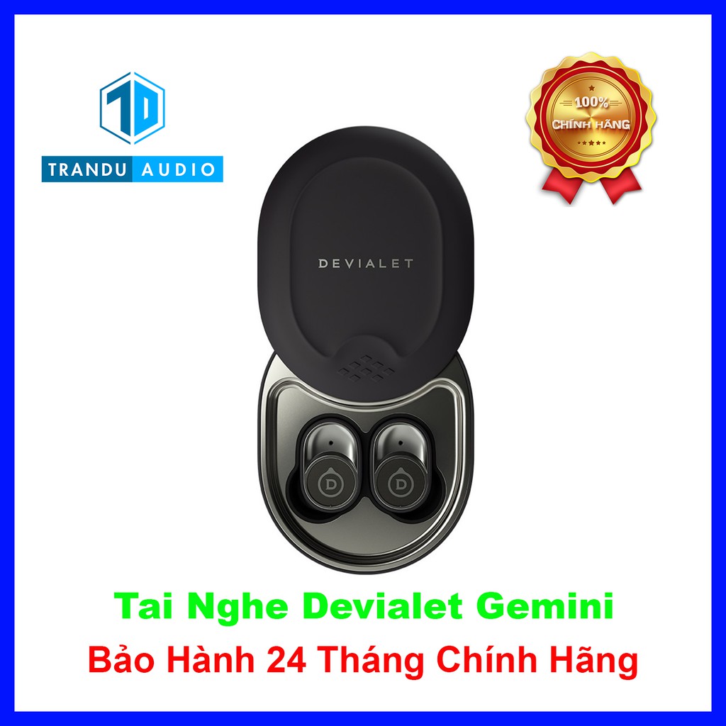  Tai Nghe Bluetooth True Wirless Devialet Gemini, Chống Ồn Chủ Động, Xuyên Âm, Pin 24h,
