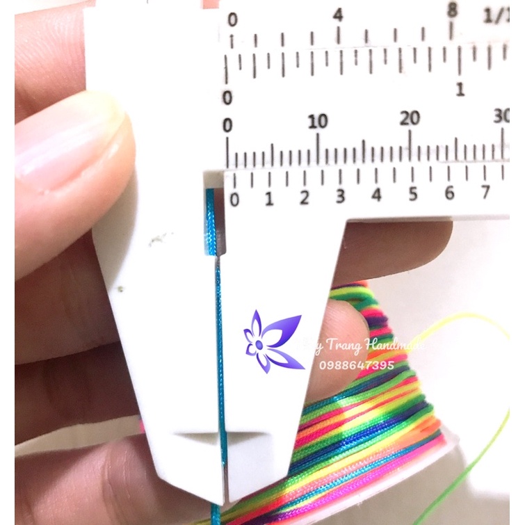 DÂY ĐAN VÒNG TAY size nhỏ nhất 0.8mm đan vòng tay bình thường hoặc phối hạt