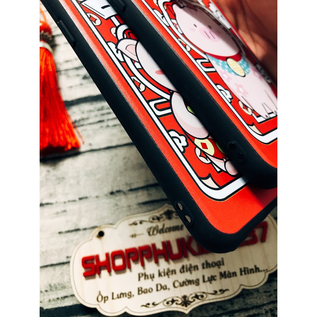 [Freeship toàn quốc từ 50k] ỐP LƯNG TẾT OPPO A3S , A5 ỐP DẺO HÌNH CHÚ HEO KÈM LỤC LẠC