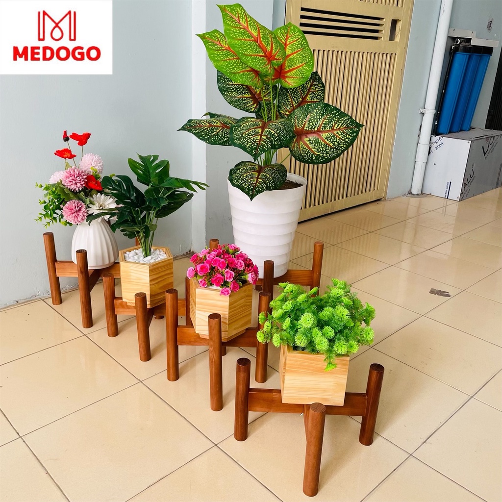ĐÔN GỖ TRÒN ĐỠ CÂY CẢNH TRANG TRÍ NHÀ CỬA, ĐÔN GỖ ĐỂ CHẬU HOA BẰNG GỖ THÔNG ĐẸP-01