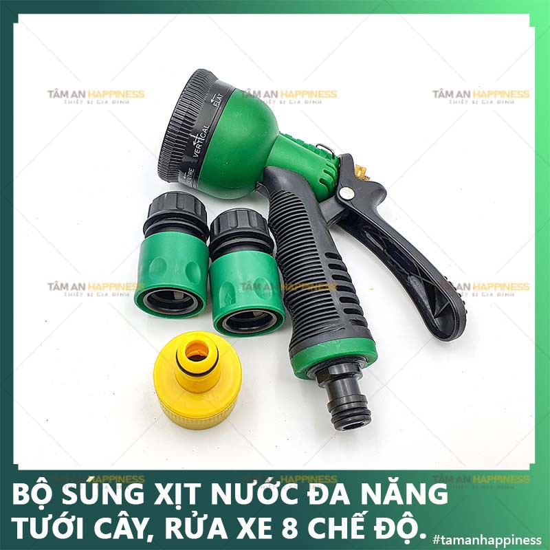 [Rẻ vô địch] Bộ vòi xịt nước đa năng tưới cây, xịt rửa xe tiện lợi tùy chỉnh nhiều chế độ