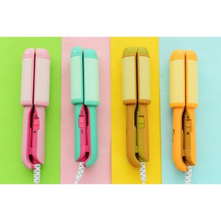 [SALE 10%] Máy làm tóc mini Kemier 2 in 1 (uốn tóc, duỗi tóc) trái cây |shopee. Vn\mockhoa55