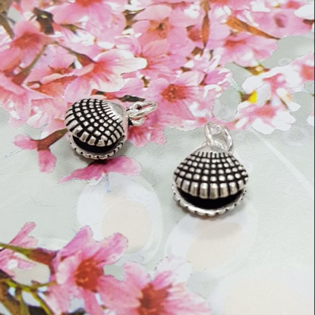 Charm bạc treo 925  vỏ sò 10mm