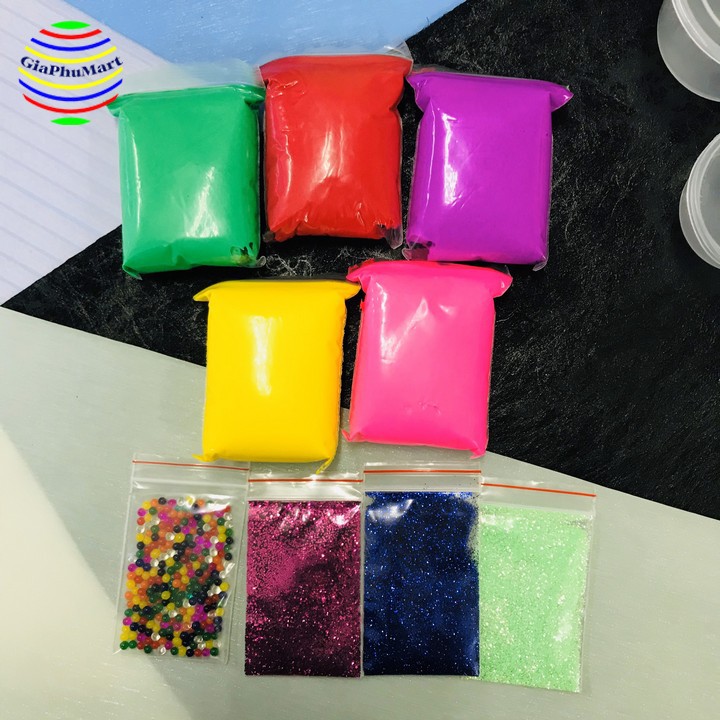 Bộ Kit Nguyên Liệu Làm Slime - Phụ Liệu Làm Đủ Loại Slime