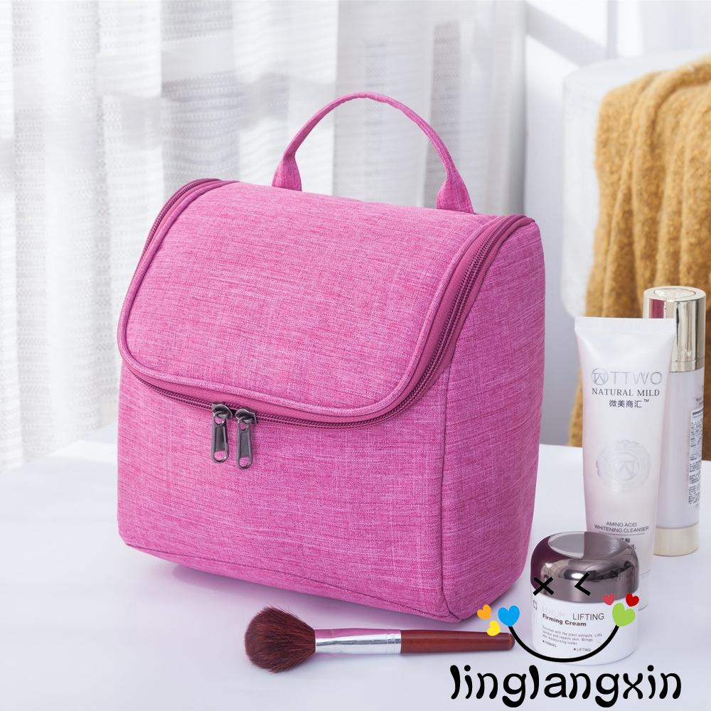 Travel Cosmetic Makeup Bag Portable Toiletry Hanging Pouch Organizer Storage