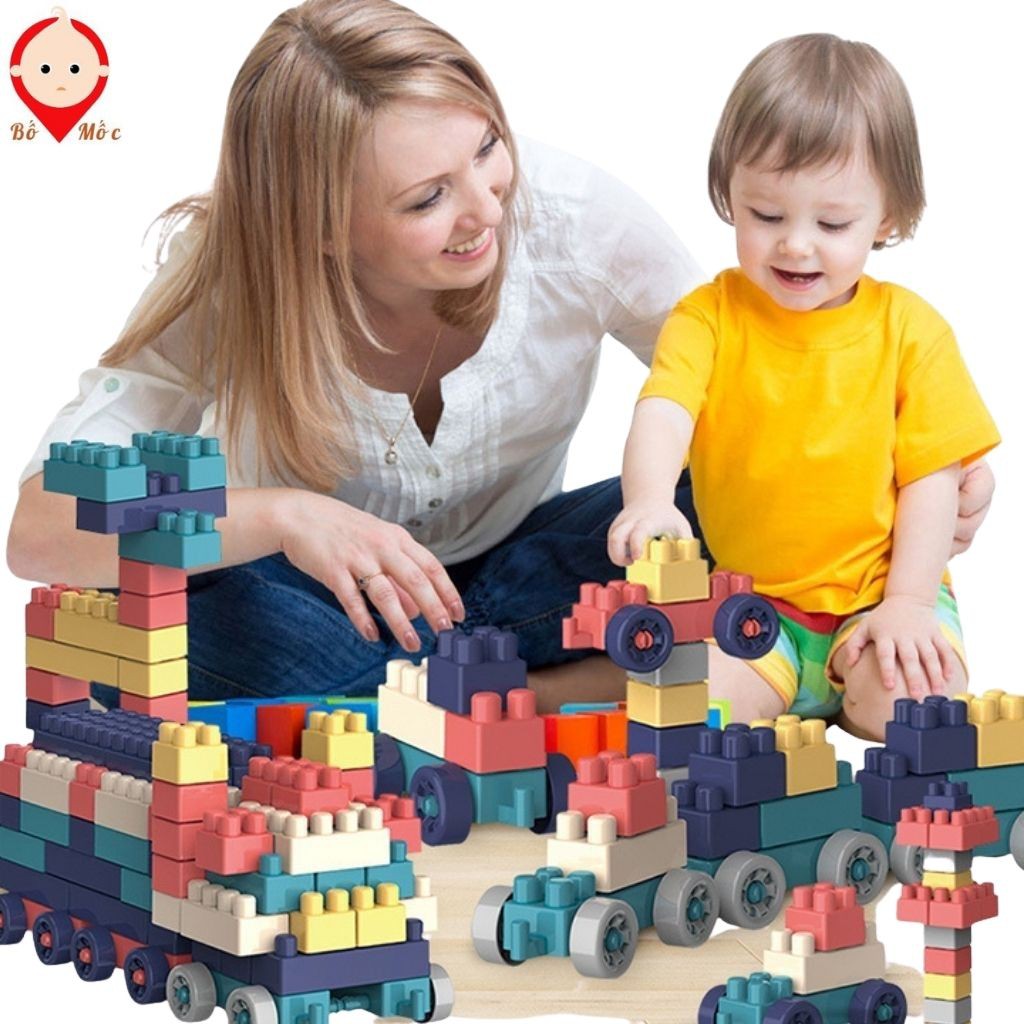 Đồ Chơi Ghép Hình Lego LEGO BUILDING BLOCK PARK-  Xếp Hình Giúp Bé Thông Minh, Tư Duy Sáng Tạo - Shop Bố Mốc