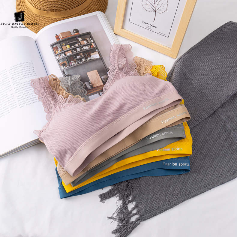 JKG Sexy Lace Bra Wirelss Padded Underwear Push Up Bras Korean Style