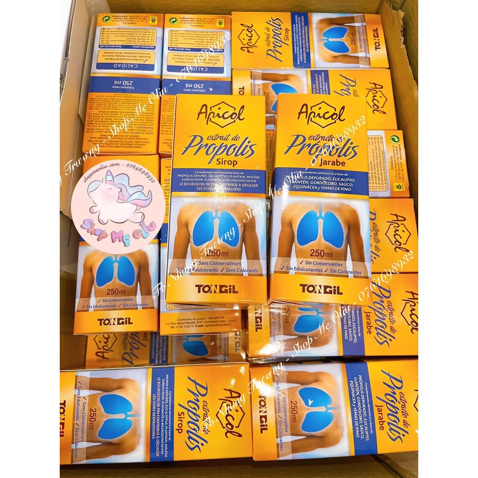 Siro phổi Apicol 250ml cho bé từ 6 tuổi và người lớn date 05/2024