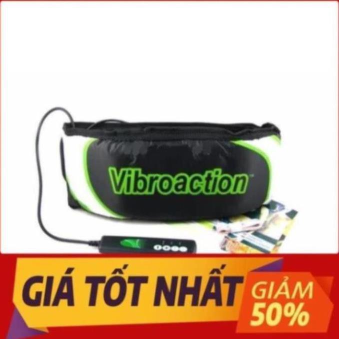 Đai massage thon gọn bụng Vibroaction (Đen)