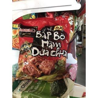 Mì Omachi 102 bò nấu cải chua gói 120gr