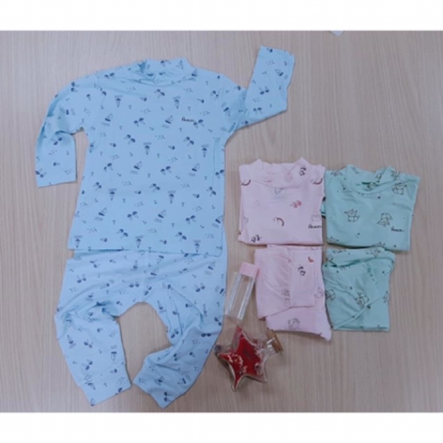 Bộ Avaler cổ 3 phân sợi tre chính hãng cho bé trai bé gái