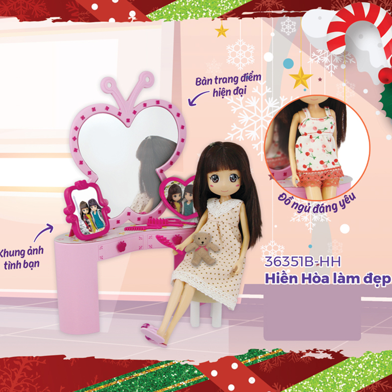 [Mã LIFETOY2 giảm 100K đơn 499K] Búp Bê ORI Hiền Hòa Làm Đẹp 36351B-HH