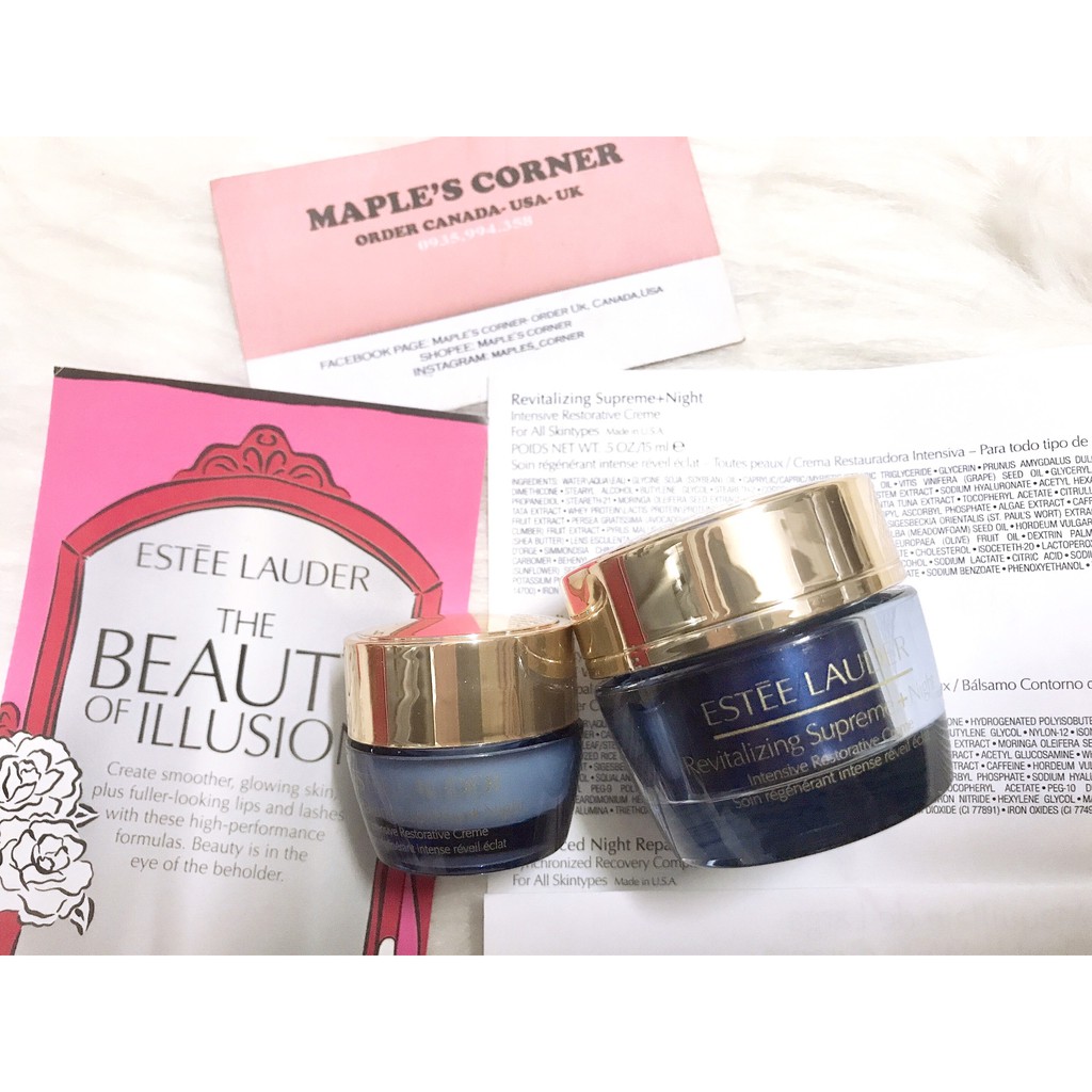 Kem dưỡng đêm phục hồi Estee Lauder Revitalizing Supreme+ Night Intensive Restorative Creme