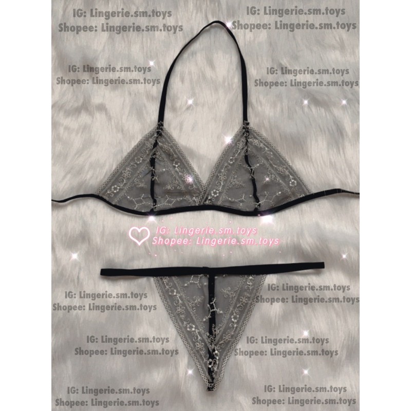 Lace Bralette Set 2 Mảnh Cột Dây Gợi Cảm - Ảnh Thật + Video | BigBuy360 - bigbuy360.vn