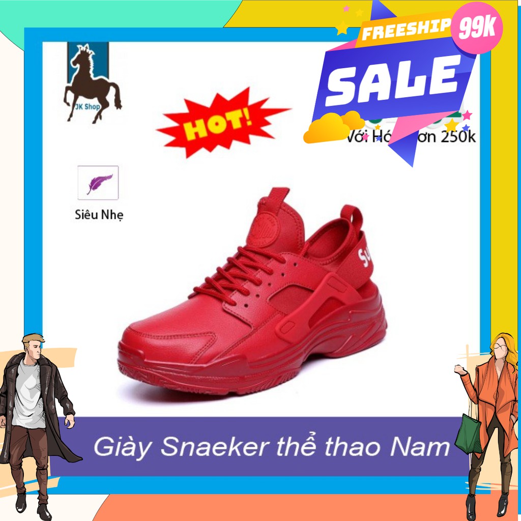 Giày sneaker nam cao cấp Thời Trang 2019