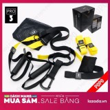 Bộ dây tập kháng lực đa năng GYM & YOGA - THE TRX PRO P3 (Vàng)