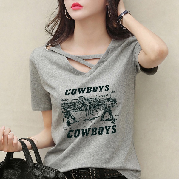 Instagram View Baju Áo Thun In Họa Tiết Hoạt Hình Thoáng Khí Thoải Mái